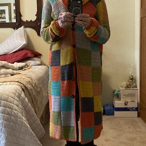 One of a kind Etsy Designer Knit Duster